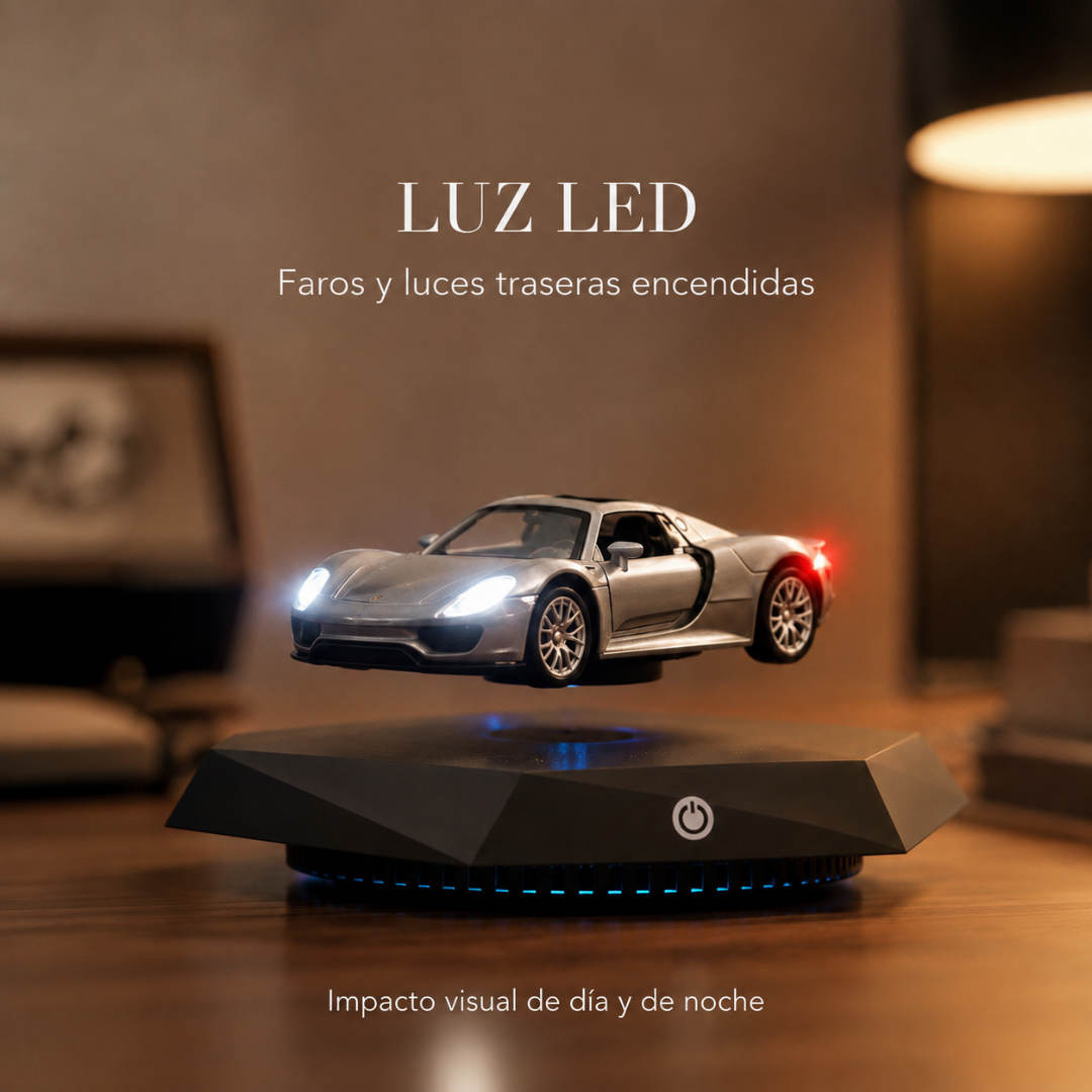 918 Gravity™ – Auto Flotante con Levitación Magnética y Luz LED